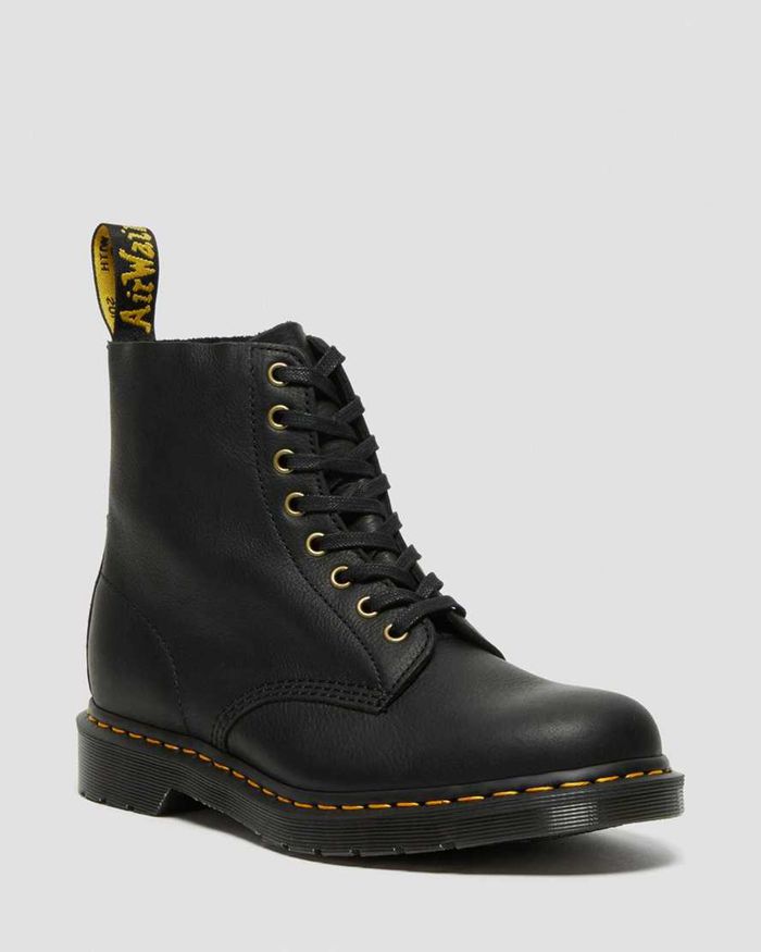 Dr Martens Vintersko Dame Svart 1460 Pascal Ambassador Læder Lace Up 6823EWKFD